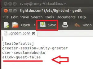 disable guest account in ubuntu