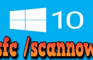 Run SFC Command in Windows 10 to repair System files