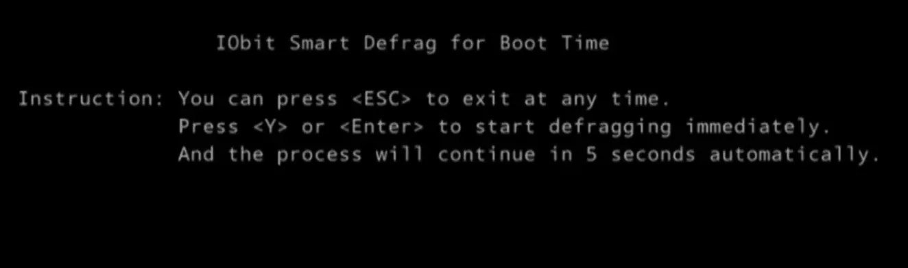 Defrag Windows 10 PC on Boot