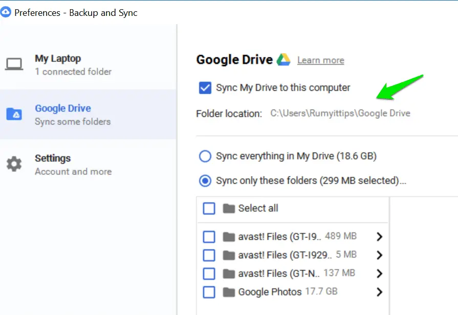 add google drive icon to taskbar