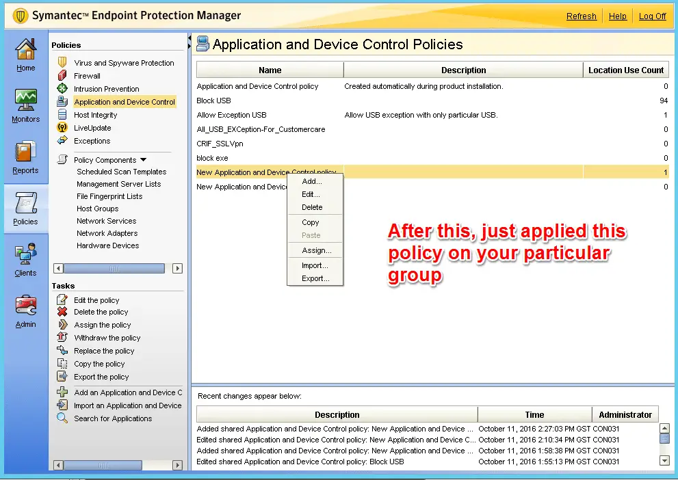 Block executables (.exe) with Symantec Endpoint Protection (SEP)