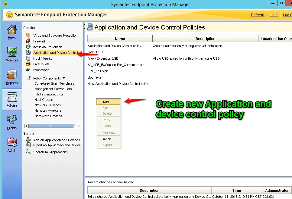 Block executables (.exe) with Symantec Endpoint Protection (SEP)