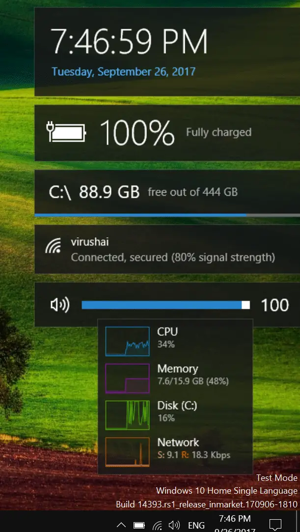 How to add widgets to windows 10 desktop