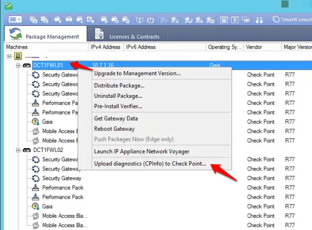 How to upload cpinfo file to checkpoint server - Technical Ustad