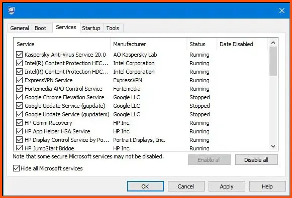 Managing svchost exe 1