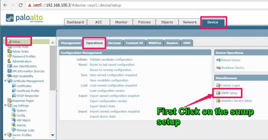 Backup Palo Alto Configuration with SolarWinds NCM