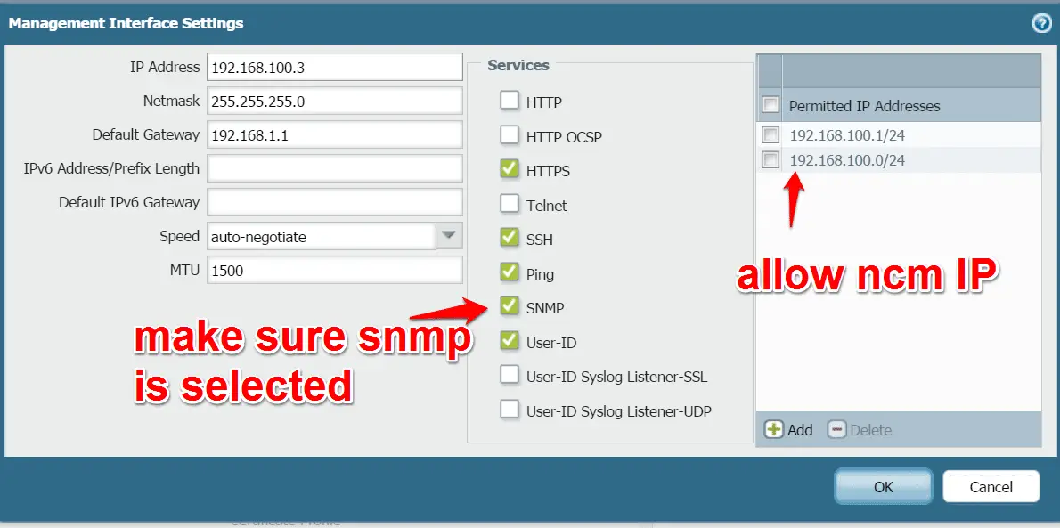 Backup Palo Alto and Checkpoint Configuration with SolarWinds NCM