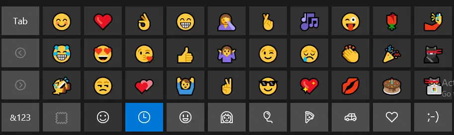 How to Activate Hidden Emoji Keyboard in Windows 10