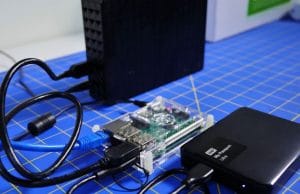 Turn USB Hard drive into network storage disk with raspberry pi
