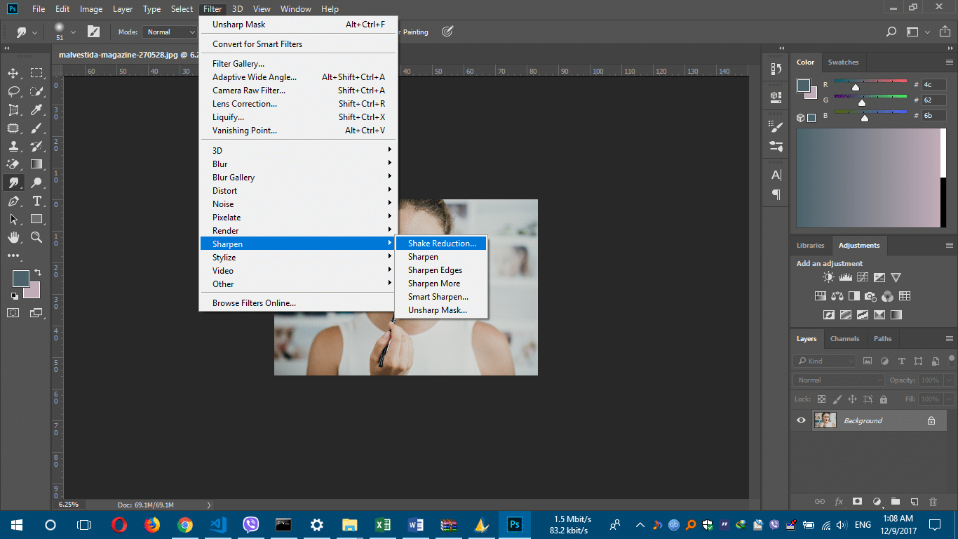 How to fix a blurry pictures