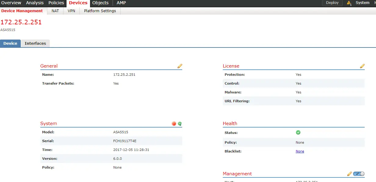 How to Integrate Cisco Firesight Manager with Firepower Devices