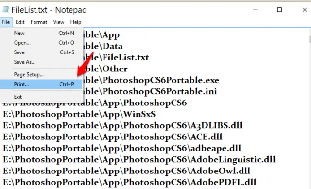 How To Print Lists Of Files In A Folder In Windows 10