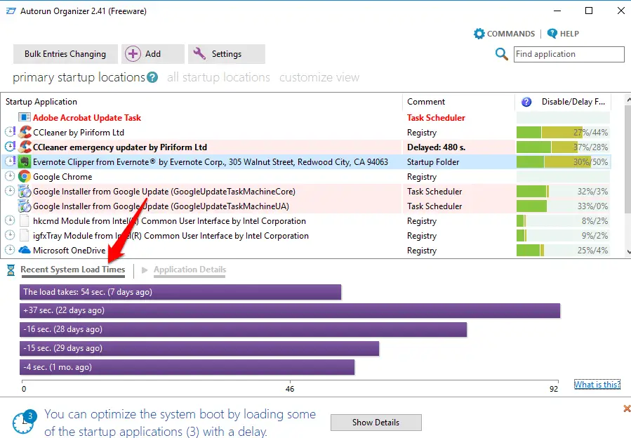 Check your startup programs are malware-free