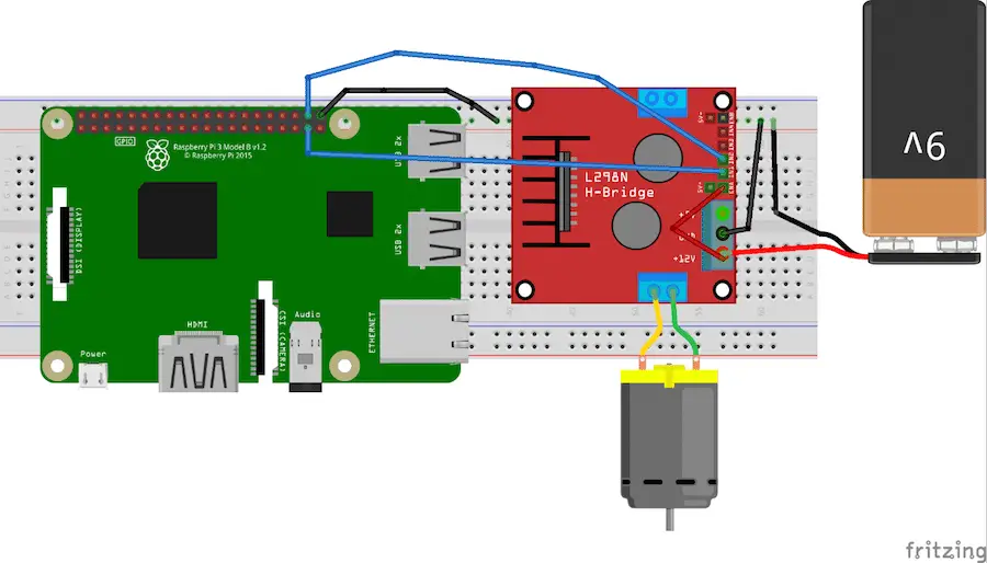 How to Control L298 Controller with Raspberry Pi