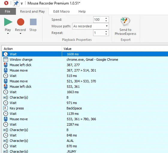 How to Record your actions to automate repetitive tasks