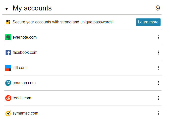 Remove several accounts at oance using Deseat.me