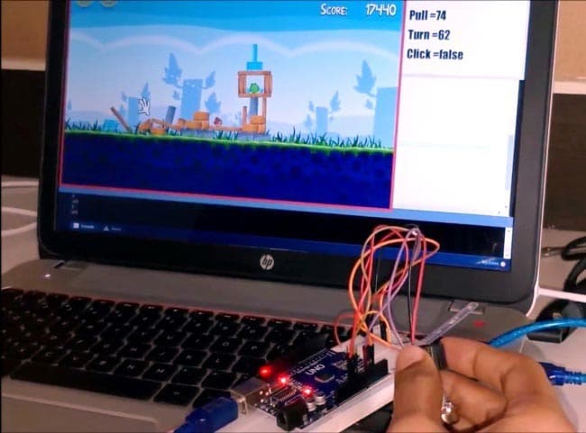 How to Control the game with Flex sensor using Arduino