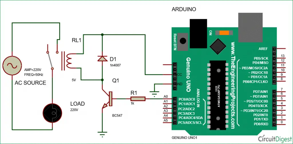 How to Control Relay with Arduino UNO - Technical Ustad