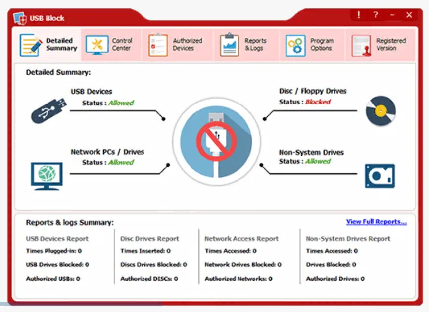 How to block privacy and data thefts through a USB drive