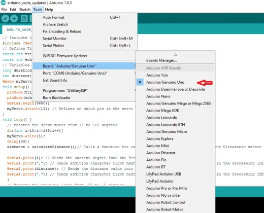 How To Build Radar with Arduino using HC-SR04 and SG90 Servo