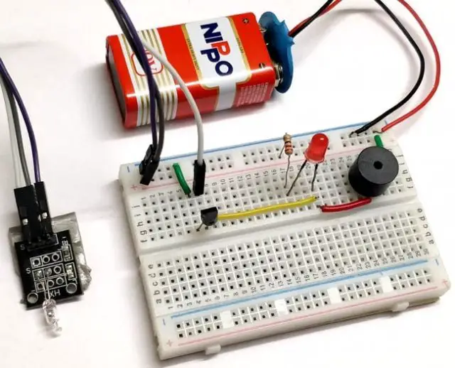 Drive Tilt Sensor without Arduino with the help of transistor
