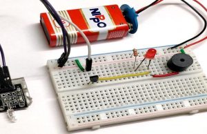 How to Drive Tilt Sensor without Arduino with the help of transistor and Buzzer