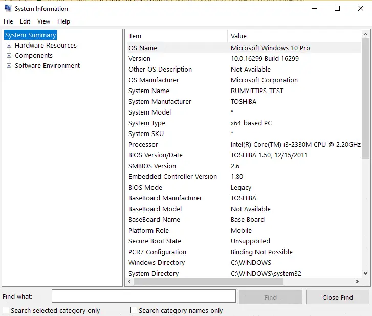 How To Find Computer Specs in Windows, Linux and Mac