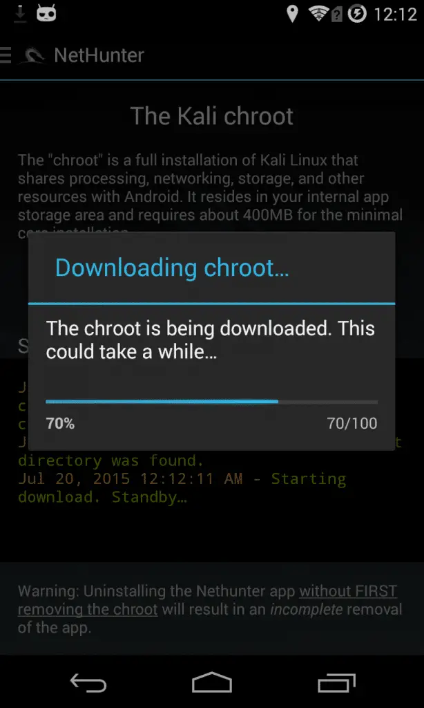 Kali NetHunter: Usage and installation on any Android device