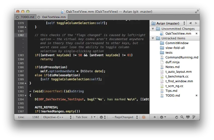 code a too mac code editor