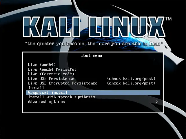 how to install kali linux on virtualbox part 2