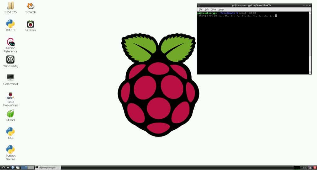 How to Take a Screenshot on the Raspberry Pi (Raspbian)