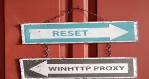 Reset WinHTTP Proxy Server Settings in Windows 10