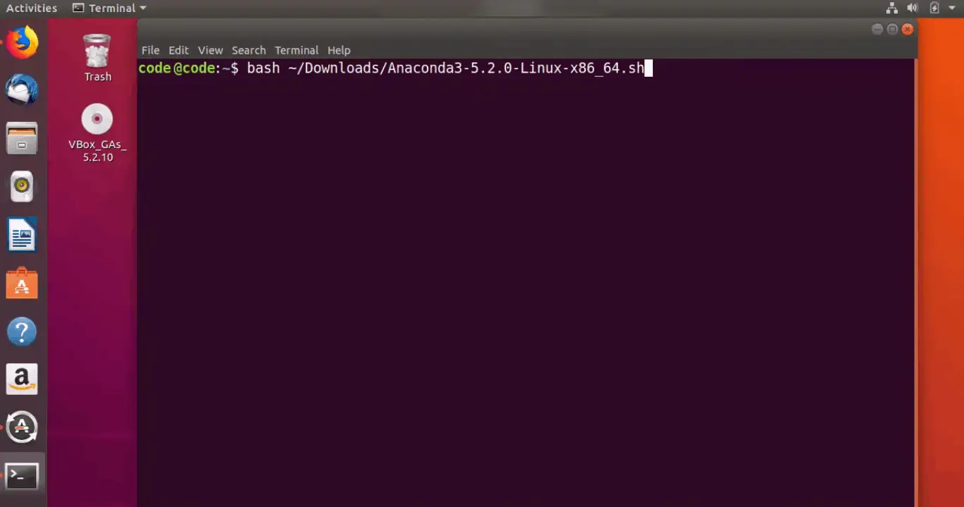 How to install anaconda on ubuntu