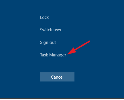 Task Manager Shortcut
