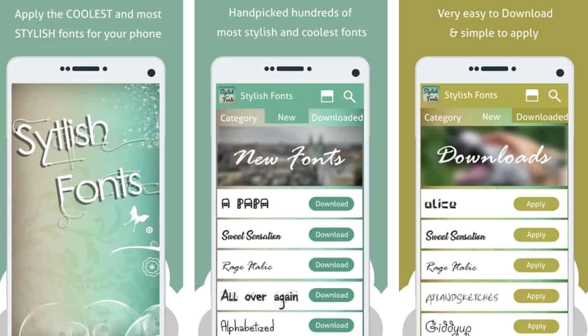 Fonts app