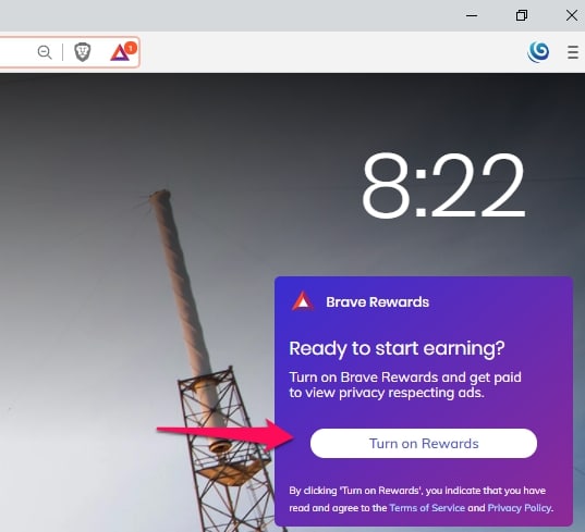 brave browser ads not showing