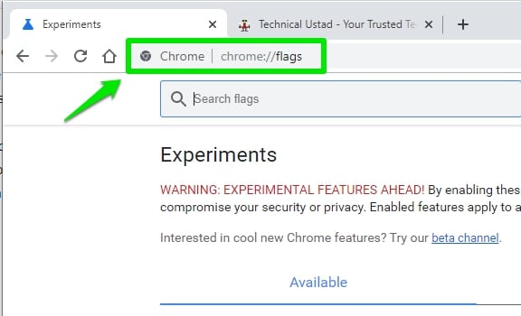 Chrome Flags