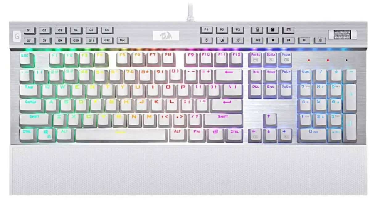 White Mechanical Gaming Keyboard