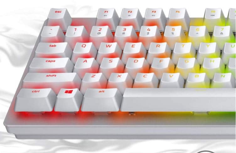 White Mechanical Gaming Keyboard