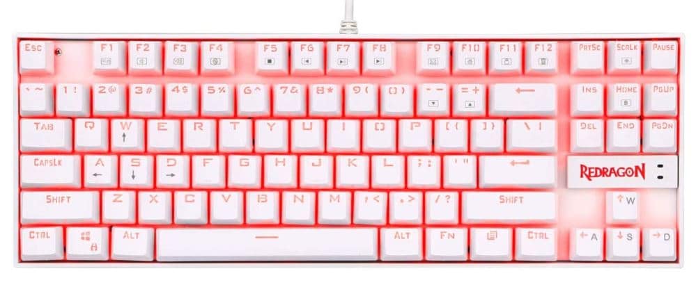 White Mechanical Gaming Keyboard