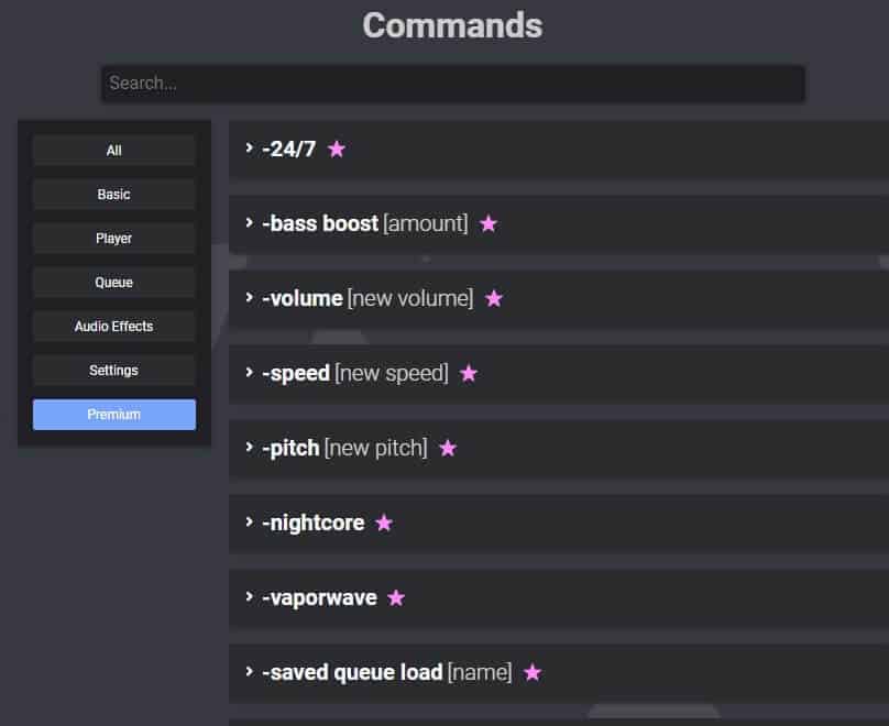 Discord Groovy Commands