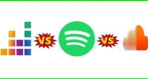 Deezer vs Spotify vs Soundcloud