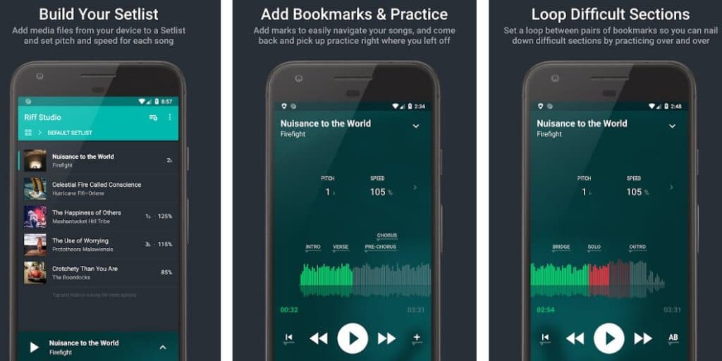 app to slow down music