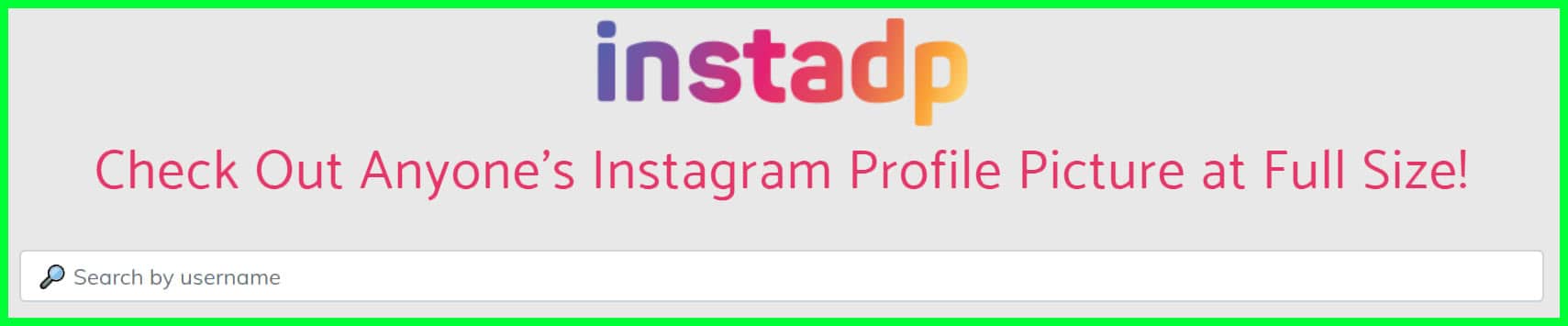 instagram profile picture converter