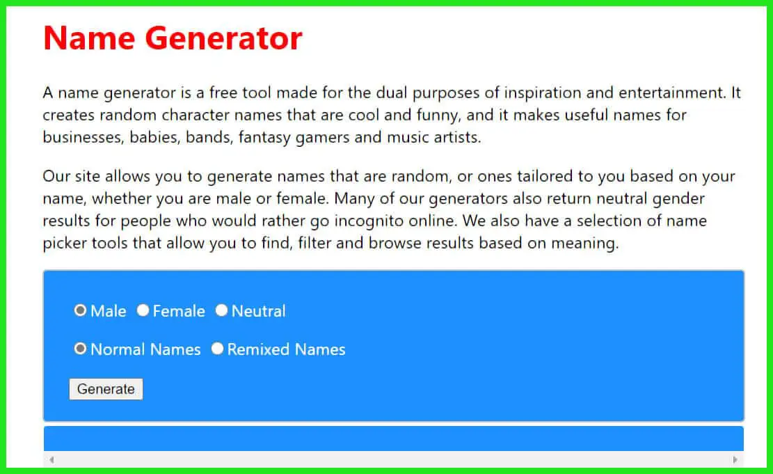 Cool Gamertag Names Generator