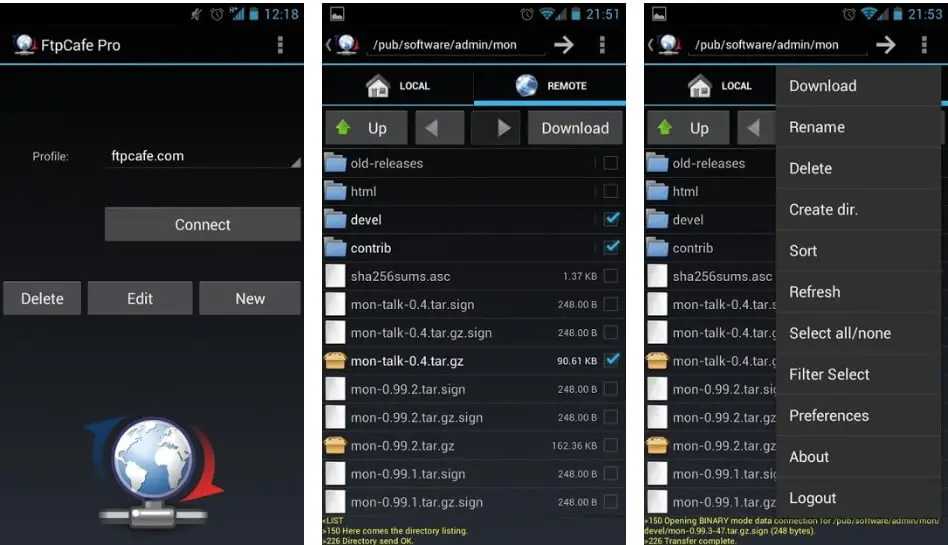 best android ftp server app