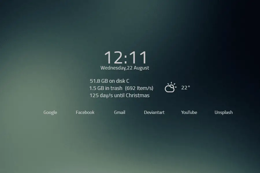 adding power button rainmeter