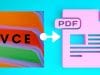 Convert VCE To PDF Files