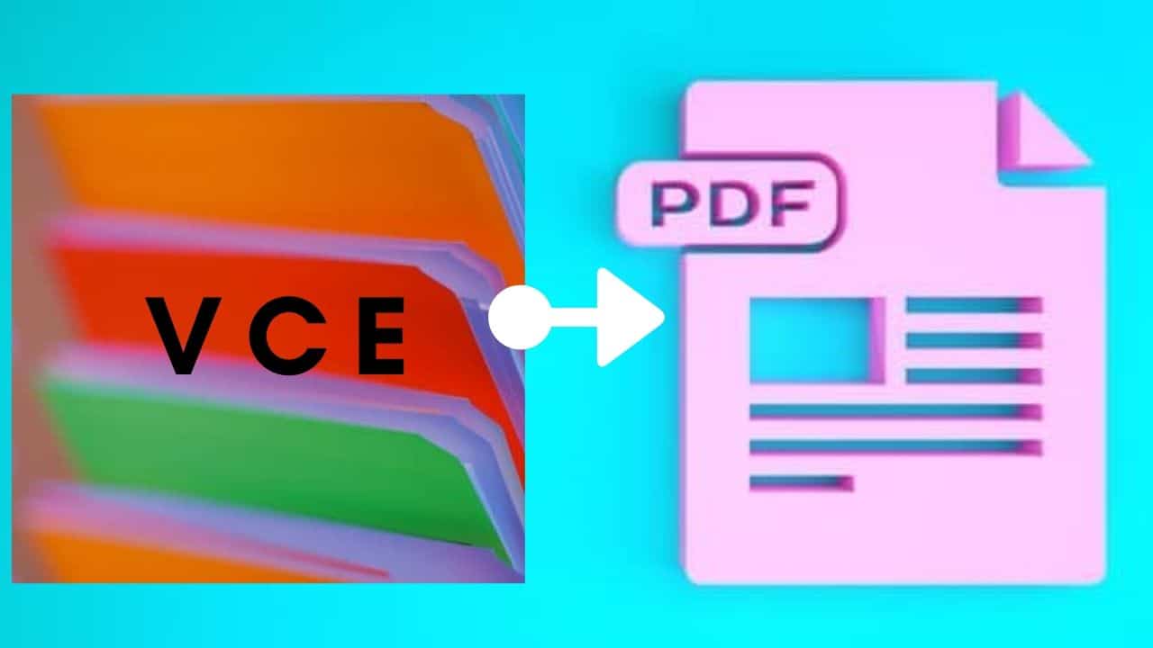 vce file to pdf