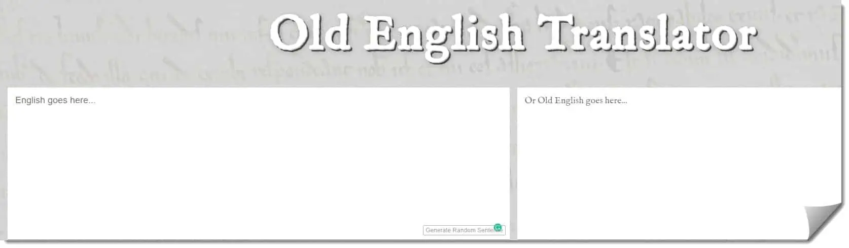 Old English Translator 